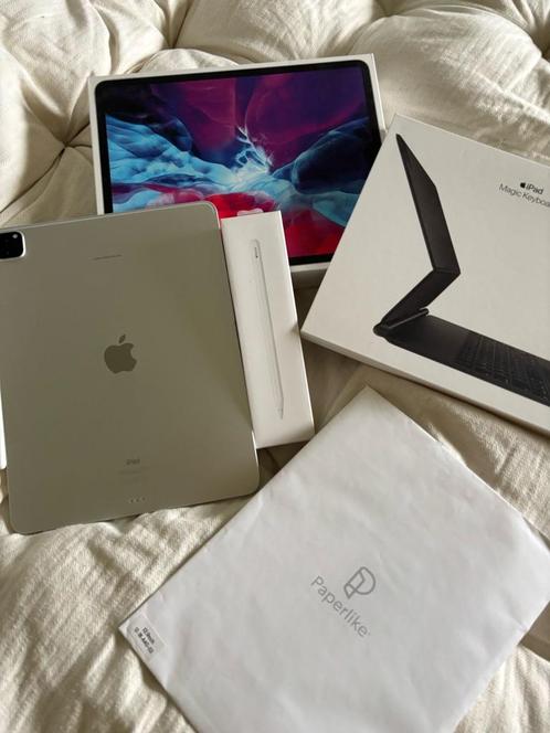 iPad Pro 12.9” 2021 (512GB) + Magic Keyboard + Pencil + ..., Computers en Software, Apple iPads, Zo goed als nieuw, Apple iPad Pro