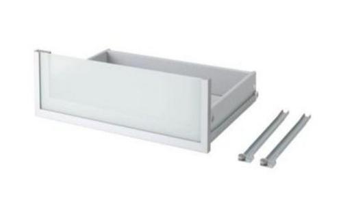 Ikea 1 tiroir inreda + 1 face en verre trempé, Doe-het-zelf en Bouw, Sanitair, Nieuw, Glas, Ophalen