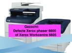 Gezocht: printer Xerox Phaser 6600 of Xerox Workcentre 6605, Computers en Software, Gebruikt, Xerox, Ophalen of Verzenden, Laserprinter