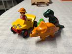 Playmobil 123 dino onderzoeker met quad, Kinderen en Baby's, Speelgoed | Playmobil, Ophalen of Verzenden, Gebruikt