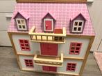 Mooi groot houten poppenhuis, Kinderen en Baby's, Speelgoed | Poppenhuizen, Ophalen, Gebruikt, Poppenhuis