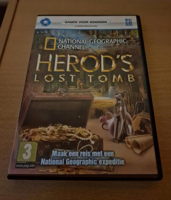 Herod's Lost Tomb (PC), Games en Spelcomputers, Games | Pc, Gebruikt, Puzzel en Educatief, 1 speler, Vanaf 3 jaar, Eén computer