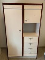 Witte kinder kleerkast, Kinderen en Baby's, Kinderkamer | Commodes en Kasten, Ophalen, Gebruikt, Kast, 105 cm of meer