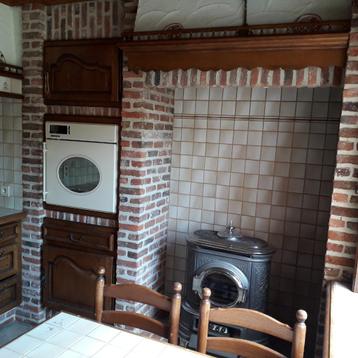 keuken kompleet, Huis en Inrichting, Keuken | Complete keukens, Ophalen, Bruin, Hoekkeuken, Zo goed als nieuw