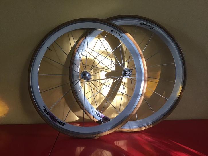 Campagnolo SHAMAL wielen, Fietsen en Brommers, Fietsonderdelen, Gebruikt, Racefiets, Wiel, Ophalen