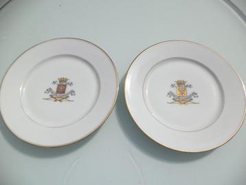1889 2x borden Ronse schuttersgilde LIMOGES Sazerat Blondeau beschikbaar voor biedingen