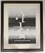 Michel Seuphor, gesigneerde litho, Antiek en Kunst, Ophalen