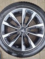 Jantes Alliages - pneus hiver - Hyundai - Kia - 17 pouces, Véhicule de tourisme, Enlèvement, Utilisé, Pneus hiver