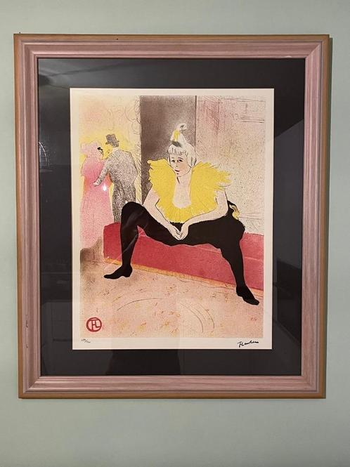 juffrouw Cha-u-ka-o - Henri de Toulouse-Lautrec - 1896, Antiek en Kunst, Kunst | Litho's en Zeefdrukken, Ophalen of Verzenden
