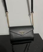 Pochette michael kors en cuir noir et doré, Ophalen of Verzenden, Zo goed als nieuw, Zwart