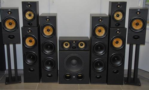 B&W alles als nieuw apart te koop/beluisteren, Audio, Tv en Foto, Luidsprekerboxen, Zo goed als nieuw, Front, Rear of Stereo speakers