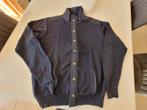 Gilet cardigan avec tirette et pression bleu marine XL arman, Ophalen of Verzenden, Zo goed als nieuw