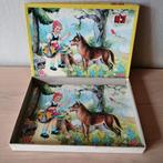 2 vintage puzzels (Roodkapje, Sneeuwwitje ), Ophalen, Gebruikt