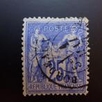 1876 France, Paix et Commerce, 25 bleu, cachet, Affranchi, Enlèvement ou Envoi