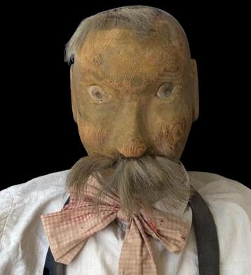 Jeu de massacre kermis ballengooi figuur  beschikbaar voor biedingen