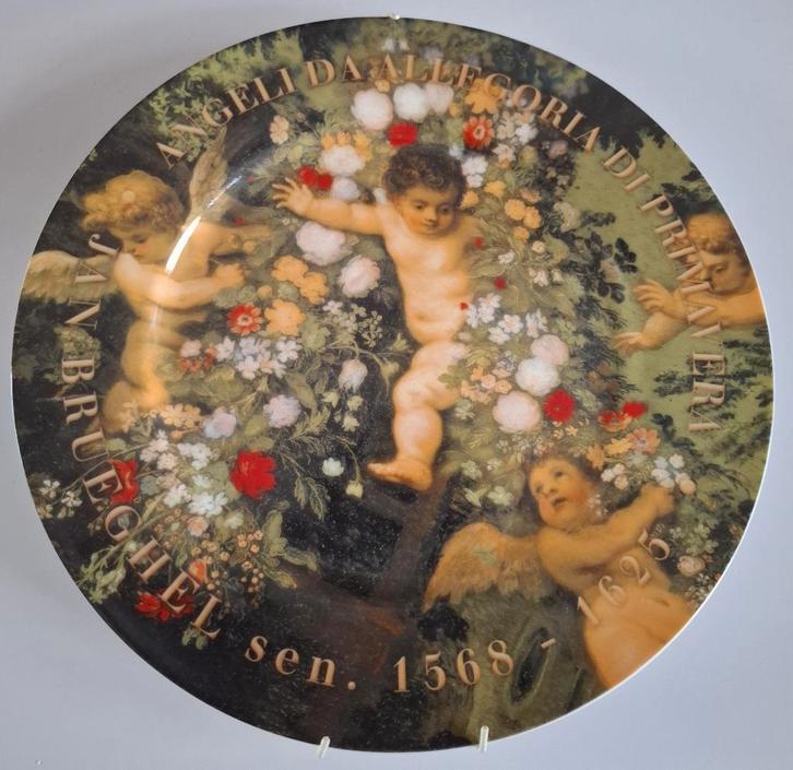 Engelen bord Jan Brueghel, Angeli da allegoria di Primavera, Diversen, Kerst, Gebruikt, Ophalen of Verzenden