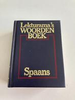 Lekturama's woordenboek Spaans - 1987, Livres, Dictionnaires, Enlèvement ou Envoi, Espagnol, Comme neuf, Lekturama