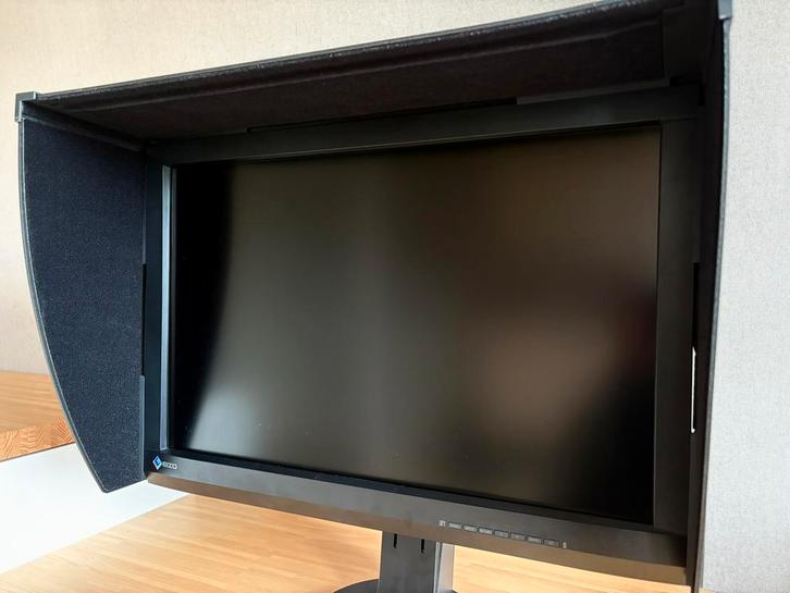 Eizo ColorEdge CG247X, met toebehoren, amper 44u gebruikt, Audio, Tv en Foto, Fotografie | Fotostudio en Toebehoren, Zo goed als nieuw