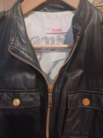 Echte soepele zwarte leren jas ( merk folie) Maat 36/38, Kleding | Dames, Ophalen, Maat 36 (S)