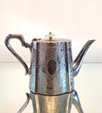 Cafetière victorienne en métal argenté galvanisé 19e siècle, Enlèvement ou Envoi, Argent