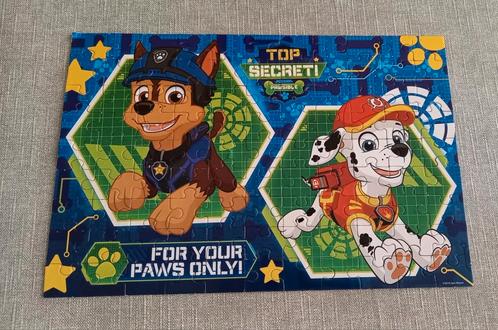 Dubbelzijdige puzzel Paw Patrol - 99 stuks, Kinderen en Baby's, Speelgoed | Kinderpuzzels, Gebruikt, Ophalen of Verzenden