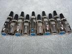 Set van 10 XLR 3-polige M/F PRO-kwaliteitsconnectoren, Ophalen of Verzenden, Nieuw, Apparatuur