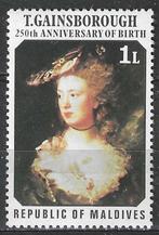 Maldives 1977 - Yvert 641 - Thomas Gainsborough (PF), Envoi, Non oblitéré