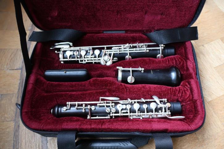 Hobo Bulgheroni, Muziek en Instrumenten, Blaasinstrumenten | Hobo's, Gebruikt, Met koffer, Ophalen