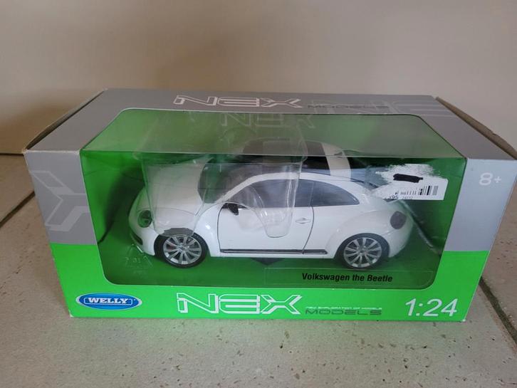 Volkswagen Coccinelle, Hobby & Loisirs créatifs, Voitures miniatures | 1:24, Comme neuf, Voiture, Welly, Enlèvement ou Envoi