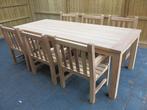 Te koop teak tuinset mooie prijs, Ophalen, Nieuw, Teakhout, Tuinset