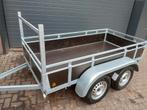 Aanhanger dubbelasser tandemasser 250x130, Auto diversen, Ophalen, Zo goed als nieuw
