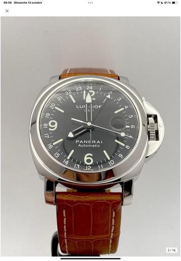 Panerai Luminor GMT Automatic, Enlèvement, Utilisé, Montre-bracelet