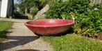Jardinière évasée rouge, Tuin en Terras, Bloembakken en Plantenbakken, Ophalen, Overige materialen, Gebruikt, Minder dan 30 cm