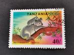 Tanzania 1994 - beschermde dieren - koala, Postzegels en Munten, Ophalen of Verzenden, Tanzania, Gestempeld
