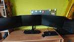 3 monitoren te koop + arm, Computers en Software, Ophalen, HD