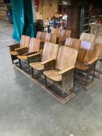 8 Oude Industriele/Vintage Bioscoopbankjes/Theaterbankjes, Ophalen