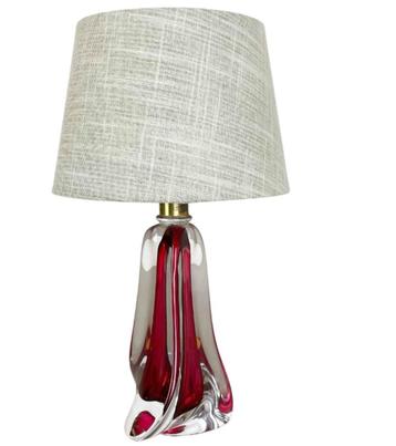 tafellamp, Val Saint Lambert beschikbaar voor biedingen