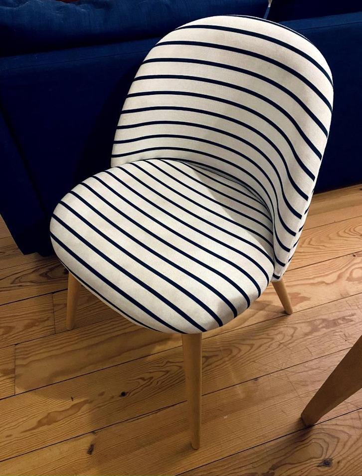 4 stoelen eetkamer, Huis en Inrichting, Stoelen, Gebruikt, Vier, Wit, Ophalen