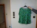 MARIE MERO zomer bloes groen met bleek blauw, Kleding | Dames, Blouses en Tunieken, Ophalen of Verzenden, Zo goed als nieuw, Maat 42/44 (L)