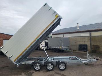 Te koop uit voorraad. 3.5 ton kipper. 4m x 2m x 1m20. Nieuw, Auto diversen, Aanhangers en Bagagewagens, Ophalen, Nieuw