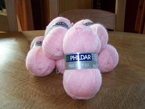 Lot de laine Phildar Phil'soft églantine (rose), Hobby & Loisirs créatifs, Bricolage, Neuf, Enlèvement ou Envoi