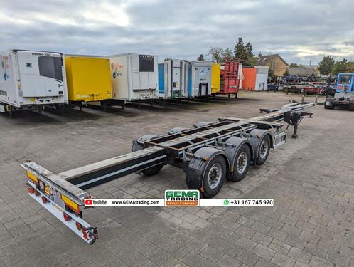 D-TEC FLEXITRAILER VCC-01 MULTI - 3-Assen SAF - Schijfremmen, Autos, Camions, Entreprise, ABS, Remorques et Semi-remorques