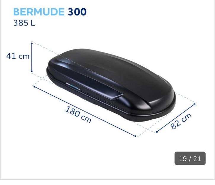 DAKKOFFER TE HUUR 385L NU ZOMERKORTING VAN 20%, Auto diversen, Dakkoffers, Nieuw, Ophalen of Verzenden