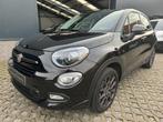 Fiat 500X Benzine - Automaat/Leder/Navigatie, Auto's, Gebruikt, 4 cilinders, 136 pk, Zwart