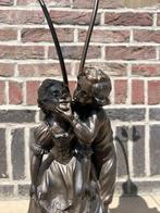 Grote staanlamp / tafel lamp, 2 kinderen 2 lampen, Huis en Inrichting, Ophalen, Gebruikt, Metaal, Minder dan 100 cm