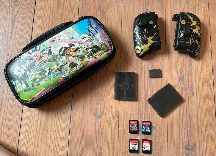 Nintendo Switch accessoires en benodigdheden + spellen, Games en Spelcomputers, Spelcomputers | Nintendo Portables | Accessoires