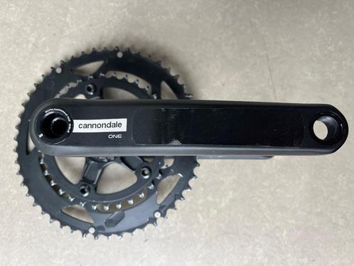 FSA CK-141SS 2 versnellingen Cannondale One crankset 170 mm, Vélos & Vélomoteurs, Vélos Pièces, Comme neuf, Vélo de course, Enlèvement ou Envoi