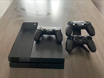 PS 4 (500GB) 3 controllers met oplaadstation & 4 games, Games en Spelcomputers, Spelcomputers | Sony PlayStation 4, Ophalen, Original