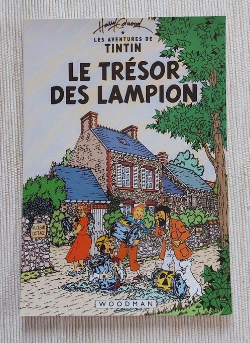 Postcard - Les aventures de Tintin - Le Trésor Des Lampion, Verzamelen, Postkaarten | Themakaarten, Ongelopen, Verzenden