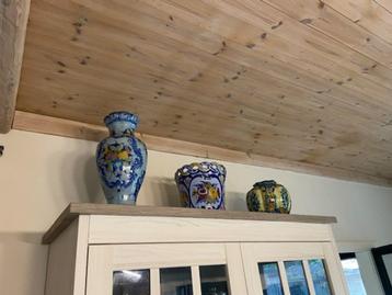 3 portugese vazen en caspo's beschikbaar voor biedingen